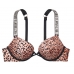 Купальник роздільний зі стразами Victoria Secret Shine Strap Swim леопардовий з подвійним пушапом
