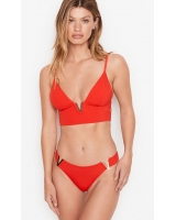 Купальник роздільний Victoria's Secret Monaco V-Hardware Swim червоний