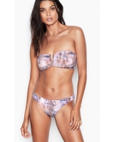 Купальник Бандо Victoria's Secret V-wire Bandeau, зміїний принт