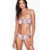 Купальник Бандо Victoria's Secret V-wire Bandeau, зміїний принт