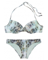 Купальник Victoria's Secret Push-Up Fabulous Top & Cheeky Bottom, зміїний принт