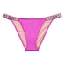Купальник зі стразами Victoria’s Secret Bombshell Add-2-cups Push-up Shine Strap Barbados Bikini Bottom, фуксія