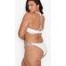 Купальник зі стразами Victoria's Secret Malibu Fabulous Shine Strap Swim, білий