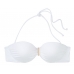 Стильний купальник Бандо Victoria’s Secret Ventanas Bandeau Push-up Top білому кольорі