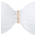 Стильний купальник Бандо Victoria’s Secret Ventanas Bandeau Push-up Top білому кольорі