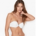 Стильний купальник Бандо Victoria’s Secret Ventanas Bandeau Push-up Top білому кольорі