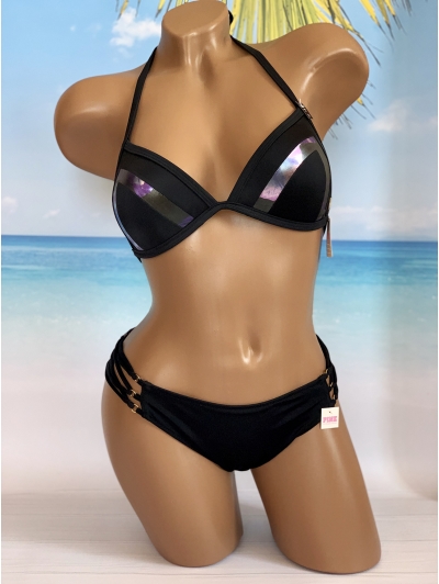 Купальник Victoria's Secret Pink Push-Up Triangle Top & Strappy Bikini
