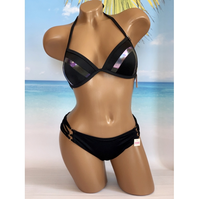 Купальник Victoria's Secret Pink Push-Up Triangle Top & Strappy Bikini