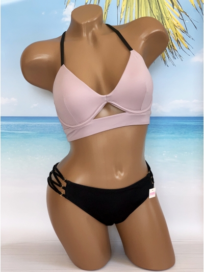 Купальник Victoria's Secret Pink Push-Up Cross-Back Scoop & Bikini