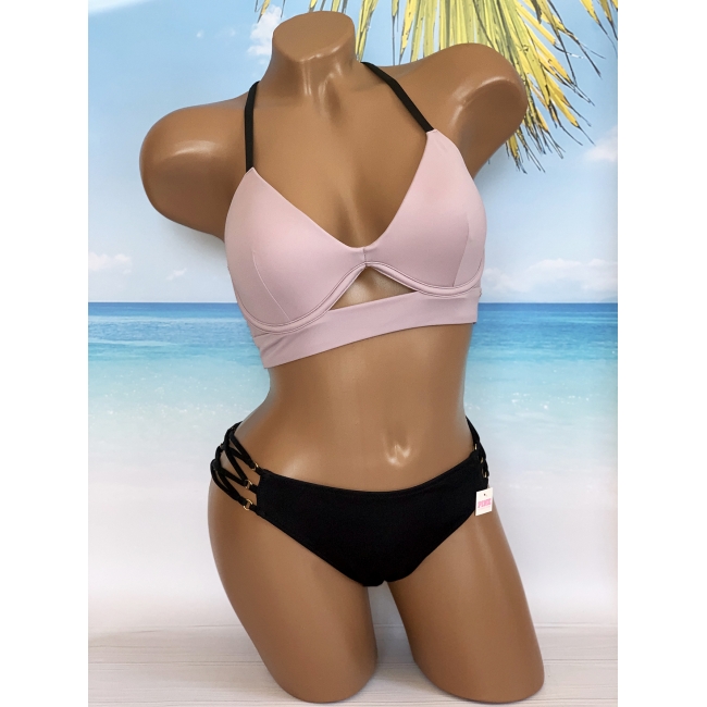 Купальник Victoria's Secret Pink Push-Up Cross-Back Scoop & Bikini