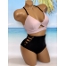 Купальник Victoria's Secret Pink Strappy Plunge & High-Waist Bikini