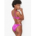 Купальник зі стразами Victoria’s Secret Bombshell Add-2-cups Push-up Shine Strap Barbados Bikini Bottom, фуксія
