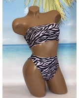 Купальник Бандо Victoria's Secret Bandeau, Zebra Print