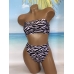 Купальник Бандо Victoria's Secret Bandeau, Zebra Print