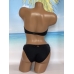Купальник Бандо Victoria's Secret Bandeau, чорний з літерою V