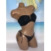 Купальник Бандо Victoria's Secret Bandeau V-wide, чорний