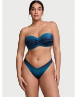 Купальник Бандо Victoria’s Secret Twist Push-Up Bandeau Top & Brazilian Bikini Bottom, синій