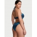 Купальник Бандо Victoria’s Secret Twist Push-Up Bandeau Top & Brazilian Bikini Bottom, синій