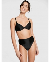 Купальник Victoria’s Secret Pink Scoop Push-Up Top & Bikini Bottom, Чорний