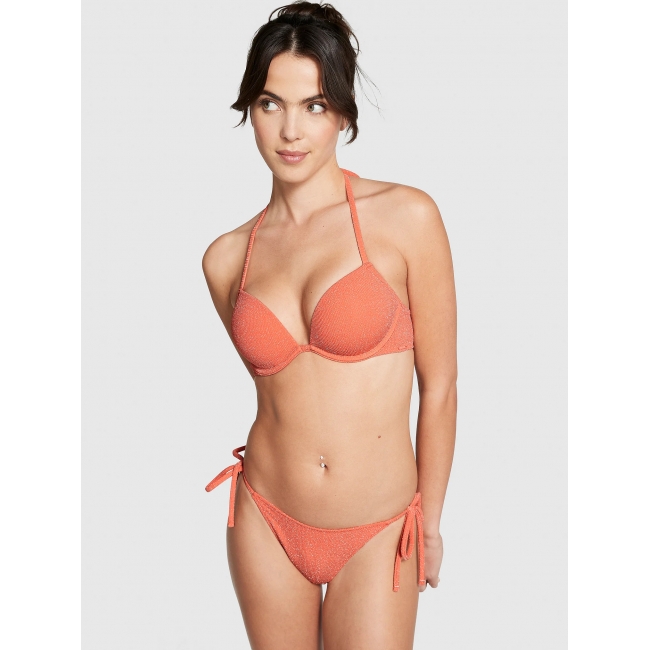 Купальник Victoria’s Secret Pink Super Push-Up Top & Bikini Bottom, Помаранчевий