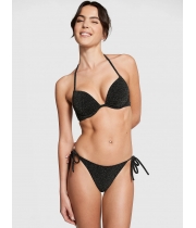 Купальник Victoria’s Secret Pink Super Push-Up Top & Bikini Bottom, Чорний