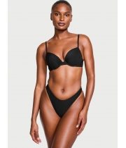 Купальник Victoria’s Secret Sexy Tee Push-Up Bikini Top & Brazilian Bottom, Чорний