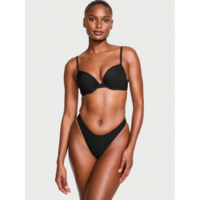 Купальник Victoria’s Secret Sexy Tee Push-Up Bikini Top & Bikini Bottom, Чорний