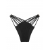 Купальник Бандо Victoria’s Secret Archives Strappy Bandeau Top & Brazilian Bikini Bottom, чорний