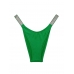Купальник зі стразами Victoria’s Secret Shine Strap Sexy Push-Up Bikini Swim, зелений одинарний пушап
