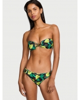 Купальник Бандо Victoria’s Secret Archives Strappy Bandeau Top & Brazilian Bikini Bottom, Vintage Leaves