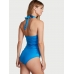 Купальник суцілиний монокіні Victoria’s Secret The Harlow Push-Up One-Piece Swimsuit, Синій