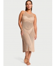 Пляжне Плаття-туніка Victoria’s Secret Crochet Cover-Up Dress, Бежеве