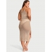 Пляжне Плаття-туніка Victoria’s Secret Crochet Cover-Up Dress, Бежеве