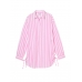 Пляжна Сорочка Victoria’s Secret Pink Cover-Up Shirt, Рожева смужка