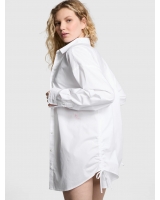 Пляжна Сорочка Victoria’s Secret Pink Cover-Up Shirt, Біла