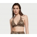 Купальник Victoria’s Secret Removable Push-Up Halter Top & Brazilian Bottom, Леопардовий