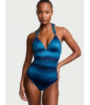 Купальник суцілиний монокіні Victoria’s Secret The Harlow Push-Up One-Piece Swimsuit, Blue Ombre