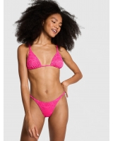 Купальник Victoria’s Secret Pink Triangle Bikini Top & Bikini Bottom, Яскраво-рожевий