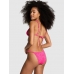 Купальник Victoria’s Secret Pink Triangle Bikini Top & Bikini Bottom, Яскраво-рожевий