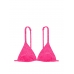 Купальник Victoria’s Secret Pink Triangle Bikini Top & Bikini Bottom, Яскраво-рожевий