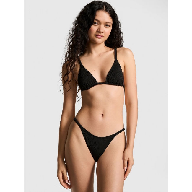 Купальник Victoria’s Secret Pink Triangle Bikini Top & Bikini Bottom, Чорний