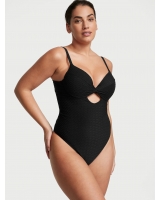 Купальник суцілиний Victoria’s Secret The Twist Removable Push-Up One-Piece Swimsuit, Чорний