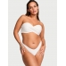 Купальник Бандо Victoria’s Secret Twist Push-Up Bandeau Top & Brazilian Bikini Bottom, Білий