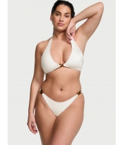 Купальник Victoria’s Secret Chain-Link Bralette Bikini Top & Chain-Link Cheeky Bottom, Білий