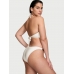 Купальник Victoria’s Secret Chain-Link Bralette Bikini Top & Chain-Link Cheeky Bottom, Білий