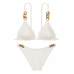 Купальник Victoria’s Secret Chain-Link Triangle Bikini Top & Chain-Link Cheeky Bottom, Білий