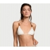 Купальник Victoria’s Secret Chain-Link Triangle Bikini Top & Chain-Link Cheeky Bottom, Білий