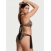 Купальник Victoria’s Secret Archives Swim Macrame Fringe Monokini One-Piece Swimsuit, Леопардовий