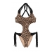 Купальник Victoria’s Secret Archives Swim Macrame Fringe Monokini One-Piece Swimsuit, Леопардовий