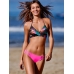 Плавки Victoria's Secret Pink Lace-Up Bikini Bottom, Ярко-рожеві